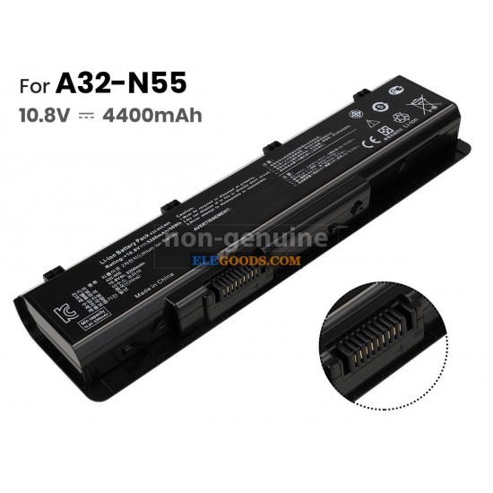 10.8V  4400mAh  6 cells  Li-ion  Black
