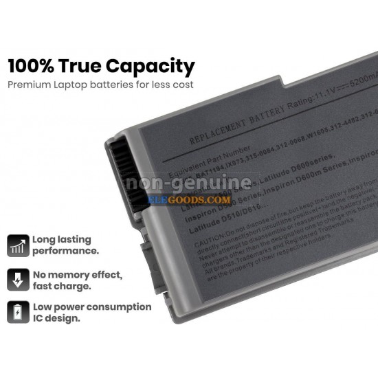 11.1V  4400mAh  6 cells  Li-ion  Dark Grey