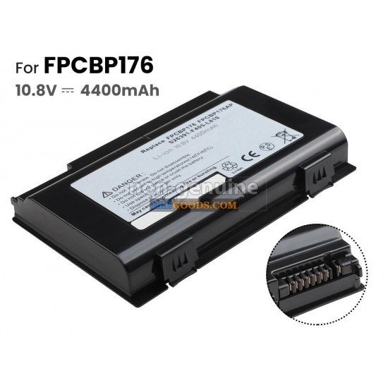 10.65V  6600mAh  9 cells  Li-ion  Grey