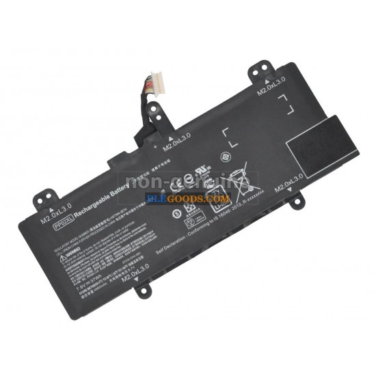 7.6V  37Wh  2 cells  Li-Polymer  Black