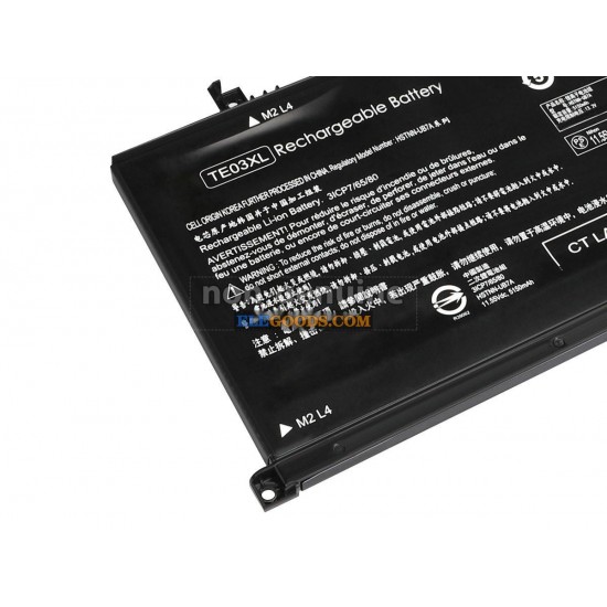 11.55V  61.6Wh  3 cells  Li-Polymer  Black