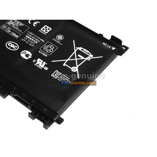 11.55V  61.6Wh  3 cells  Li-Polymer  Black