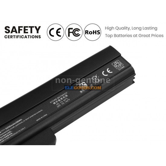 10.8V  5200mAh  6 cells  Li-ion  Black