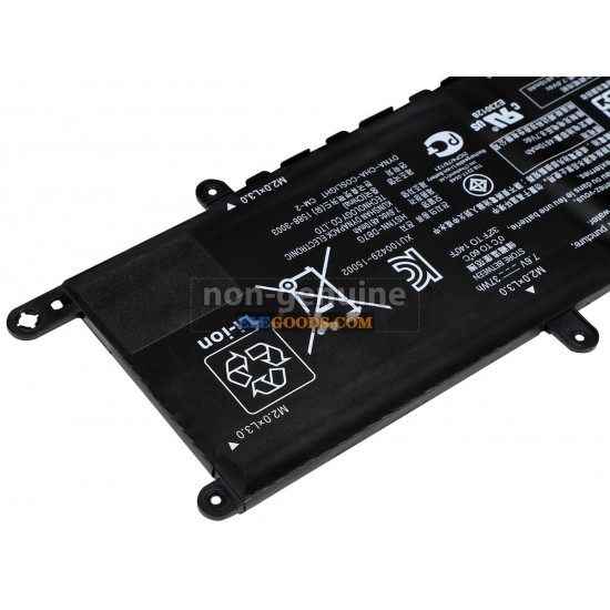 7.6V  37Wh  2 cells  Li-Polymer  Black