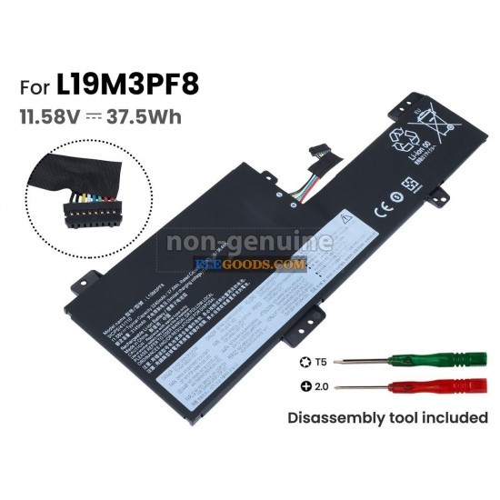 11.58V  37.5Wh  3 cells  Li-Polymer  Black
