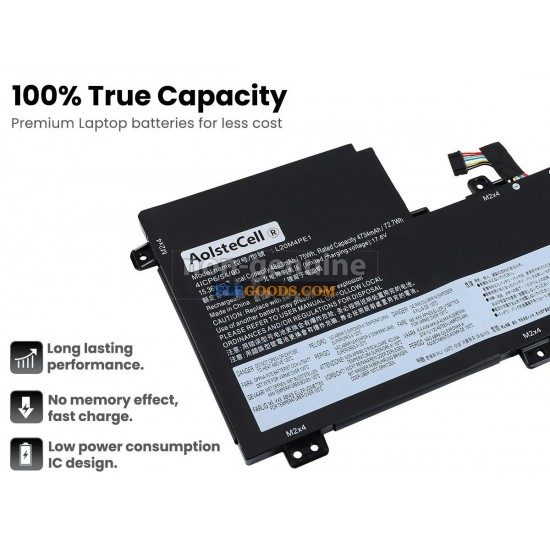 15.36V  75Wh  4 cells  Li-Polymer  Black