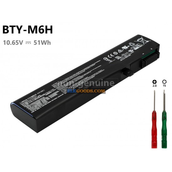 10.86V  51Wh  6 cells  Li-ion  Black