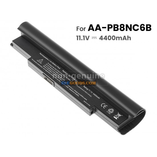 10.8V  4400mAh  6 cells  Li-ion  Black