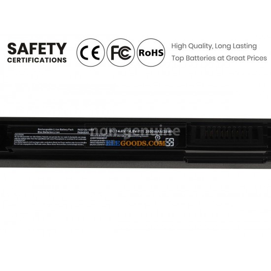 14.8V  2200mAh  4 cells  Li-ion  Black