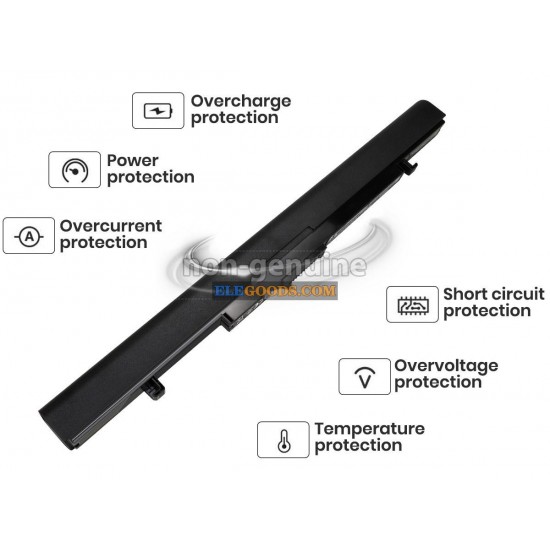 14.8V  2200mAh  4 cells  Li-ion  Black